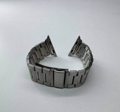 Металлический браслет с тремя звеньями, коробка белая